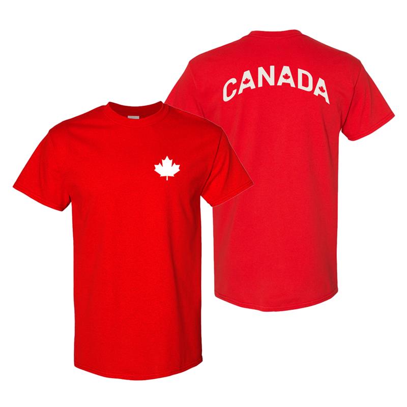 Heavy Cotton Retro T-Shirt - Red